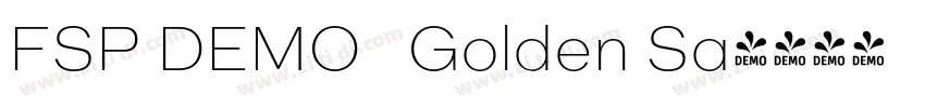 FSP DEMO   Golden Sa字体转换